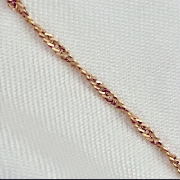 Vintage Faux Emerald Gold Necklace Earrings Ring Set with Clear Rhinestone Halo - Picture 6 of 7